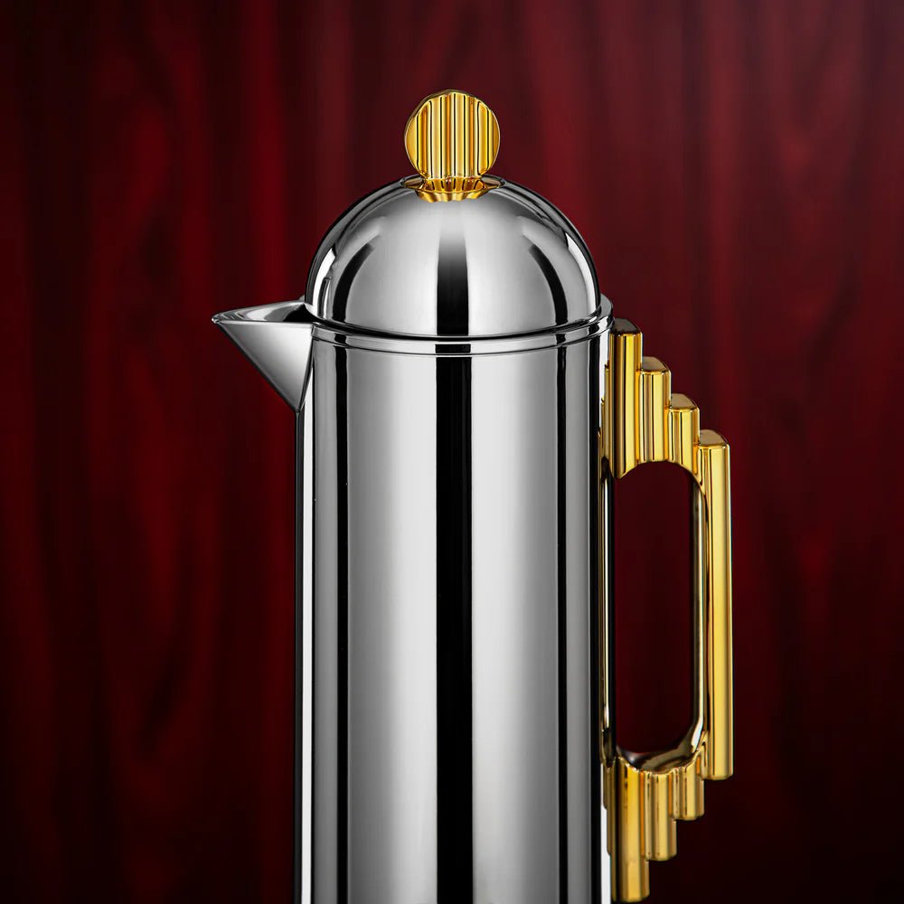 Almarjan Vacuum Flask Set 0.7L & 1L Silver & Gold - Al Kabayel Discount CentreAlmarjan Vacuum Flask Set 0.7L & 1L Silver & GoldThermosALMARJANAl Kabayel Discount Centre