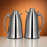 Almarjan Vacuum Flask Set 0.7L + 1L – Sleek All - Silver Finish - Al Kabayel Discount CentreAlmarjan Vacuum Flask Set 0.7L + 1L – Sleek All - Silver FinishThermosAKDCAl Kabayel Discount Centre