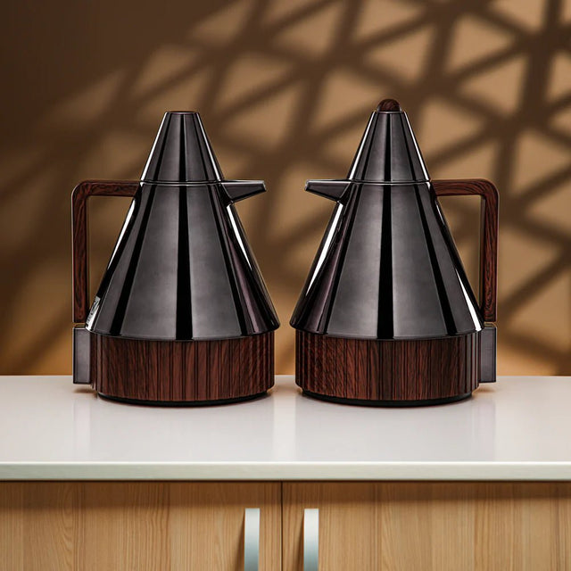 Almarjan Vacuum Flask Set 1L + 1L Gun Black & Dark Wood - Al Kabayel Discount CentreAlmarjan Vacuum Flask Set 1L + 1L Gun Black & Dark WoodThermosALMARJANAl Kabayel Discount Centre