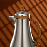 Almarjan Vacuum Flask Set 1L + 1L Matt Nickel & Light Wood - Al Kabayel Discount CentreAlmarjan Vacuum Flask Set 1L + 1L Matt Nickel & Light WoodThermosALMARJANAl Kabayel Discount Centre