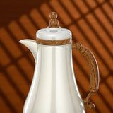 Almarjan Vacuum Flask Set 1L + 1L Pearl White & Light Wood - Al Kabayel Discount CentreAlmarjan Vacuum Flask Set 1L + 1L Pearl White & Light WoodThermosALMARJANAl Kabayel Discount Centre
