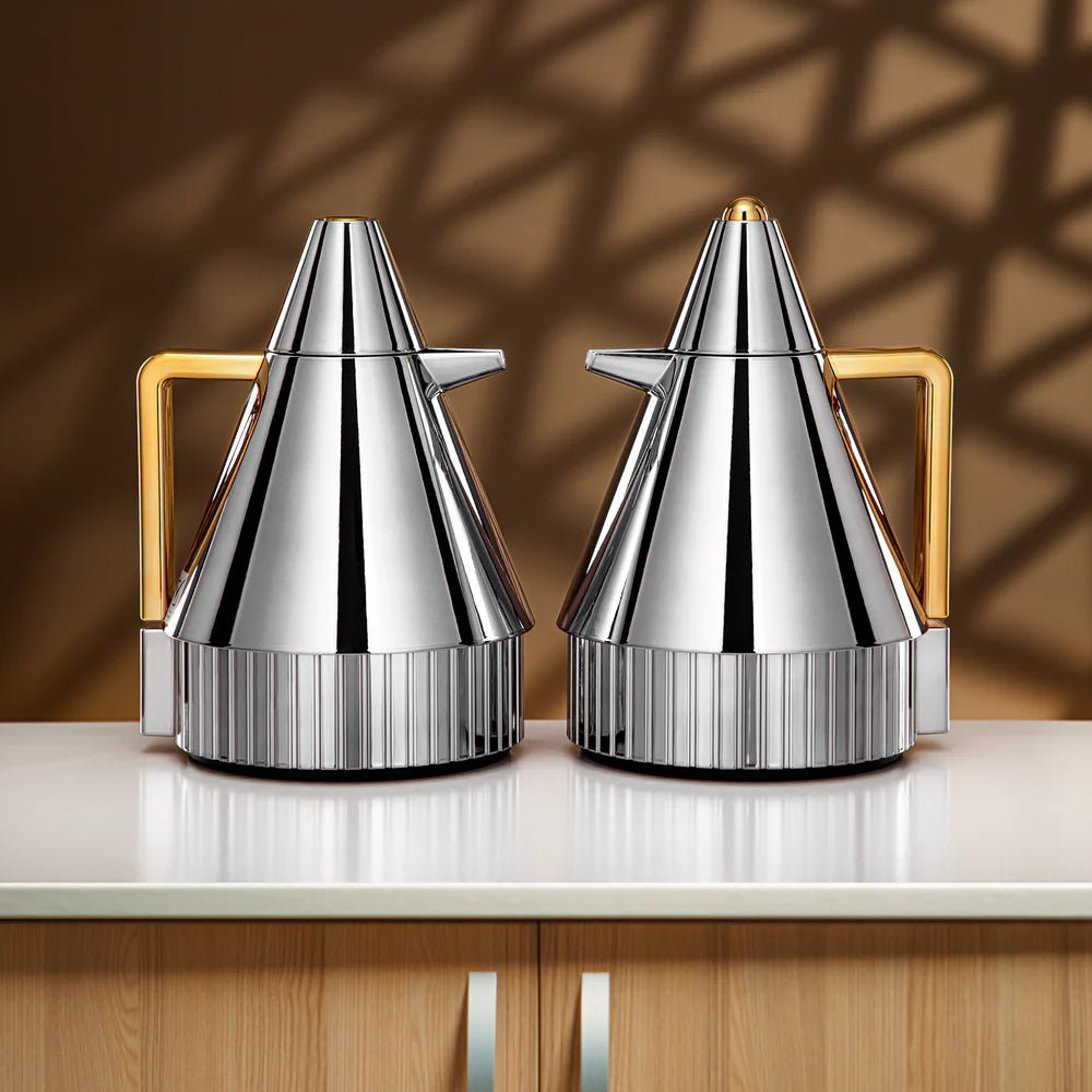 Almarjan Vacuum Flask Set 1L + 1L Silver & Gold - Al Kabayel Discount CentreAlmarjan Vacuum Flask Set 1L + 1L Silver & GoldThermosALMARJANAl Kabayel Discount Centre