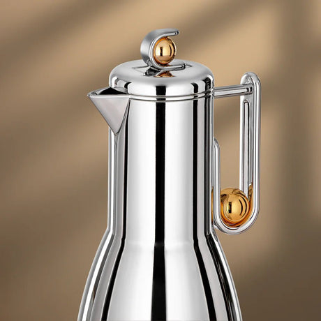 Almarjan Vacuum Flask Set, 2 Pieces – Gold & Silver - Al Kabayel Discount CentreAlmarjan Vacuum Flask Set, 2 Pieces – Gold & SilverThermosALMARJANAl Kabayel Discount Centre