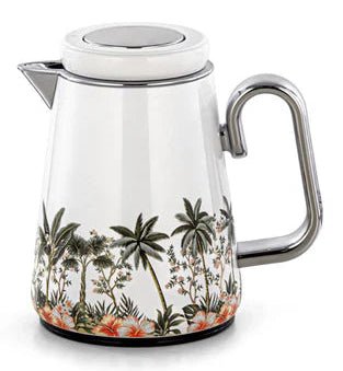 Almarjan XL01 - ART04B Vacuum Flask – 0.35L – White with Floral Design - Al Kabayel Discount CentreAlmarjan XL01 - ART04B Vacuum Flask – 0.35L – White with Floral DesignThermosALMARJANAl Kabayel Discount Centre