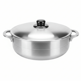 Aluminium Cooking Pot with Lid – 26/30/33/36 cm | Dual Handle Caldero - Al Kabayel Discount CentreAluminium Cooking Pot with Lid – 26/30/33/36 cm | Dual Handle CalderoCasserolesAKDCAl Kabayel Discount Centre