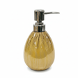 Amber Gold Ceramic & Plastic Liquid Soap Dispenser – 400ml - Al Kabayel Discount CentreAmber Gold Ceramic & Plastic Liquid Soap Dispenser – 400mlHolders & DispensersAKDCAl Kabayel Discount Centre