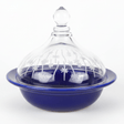 Ameco Blue Ceramic Mini Tajine Dish with Acrylic Lid – Traditional Moroccan Style Tajine for Serving Sauces, Appetizers and Small Portions – 14 × 12 cm - Al Kabayel Discount CentreAmeco Blue Ceramic Mini Tajine Dish with Acrylic Lid – Traditional Moroccan Style Tajine for Serving Sauces, Appetizers and Small Portions – 14 × 12 cmBowlsAmecoAl Kabayel Discount Centre