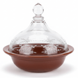 Ameco Brown Ceramic Mini Tajine Cooking and Serving Dish with Acrylic Lid – Traditional Moroccan Design for Serving Appetizers and Sauces – 14 × 12 cm - Al Kabayel Discount CentreAmeco Brown Ceramic Mini Tajine Cooking and Serving Dish with Acrylic Lid – Traditional Moroccan Design for Serving Appetizers and Sauces – 14 × 12 cmBowlsAmecoAl Kabayel Discount Centre