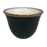 Ameco Ceramic Cawa Cups 12Pcs Coffee Cup Elegant Design espresso Cup Dishwasher Safe - 80ML - (Green&Gold) - Al Kabayel Discount CentreAmeco Ceramic Cawa Cups 12Pcs Coffee Cup Elegant Design espresso Cup Dishwasher Safe - 80ML - (Green&Gold)Tea CupsAMECOAl Kabayel Discount Centre
