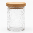 Ameco Crackle Glass Canister with Acacia Wooden Lid | Airtight Kitchen Storage Jar | 500ml / 1000ml | - Al Kabayel Discount CentreAmeco Crackle Glass Canister with Acacia Wooden Lid | Airtight Kitchen Storage Jar | 500ml / 1000ml |Jars & Food SaversAMECOAl Kabayel Discount Centre
