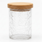 Ameco Crackle Glass Canister with Acacia Wooden Lid | Airtight Kitchen Storage Jar | 500ml / 1000ml | - Al Kabayel Discount CentreAmeco Crackle Glass Canister with Acacia Wooden Lid | Airtight Kitchen Storage Jar | 500ml / 1000ml |Jars & Food SaversAMECOAl Kabayel Discount Centre