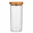Ameco Crackle Glass Canister with Acacia Wooden Lid | Airtight Kitchen Storage Jar | 500ml / 1000ml | - Al Kabayel Discount CentreAmeco Crackle Glass Canister with Acacia Wooden Lid | Airtight Kitchen Storage Jar | 500ml / 1000ml |Jars & Food SaversAMECOAl Kabayel Discount Centre