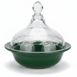 Ameco Green Ceramic Decorative Tajine Dish with Acrylic Lid – Moroccan Style Mini Tajine for Serving Snacks, Sauces and Appetizers – 14 × 12 cm - Al Kabayel Discount CentreAmeco Green Ceramic Decorative Tajine Dish with Acrylic Lid – Moroccan Style Mini Tajine for Serving Snacks, Sauces and Appetizers – 14 × 12 cmBowlsAmecoAl Kabayel Discount Centre