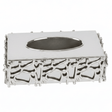 Ameco Luxury Silver Metal Tissue Box Holder with Elegant Modern Decorative Design for Home Office Majlis and Hotel Table Décor 25×13 cm - Al Kabayel Discount CentreAmeco Luxury Silver Metal Tissue Box Holder with Elegant Modern Decorative Design for Home Office Majlis and Hotel Table Décor 25×13 cmNapkin Holders & Tissue BoxAMECOAl Kabayel Discount Centre