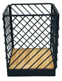 AMECO Square Metal Cutlery Holder 11cm*11cm*14cm, Black - Al Kabayel Discount CentreAMECO Square Metal Cutlery Holder 11cm*11cm*14cm, BlackOrganizers & AccessoriesAMECOAl Kabayel Discount Centre