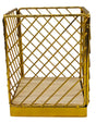 AMECO Square Metal Cutlery Holder 11cm*11cm*14cm, Gold - Al Kabayel Discount CentreAMECO Square Metal Cutlery Holder 11cm*11cm*14cm, GoldOrganizers & AccessoriesAMECOAl Kabayel Discount Centre
