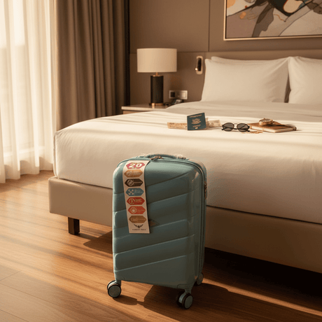 American Wings Light Blue Hardshell Carry-On Trolley Bag 20 Inch - Al Kabayel Discount CentreAmerican Wings Light Blue Hardshell Carry-On Trolley Bag 20 InchCabin LuggageAMERICAN WINGSAl Kabayel Discount Centre