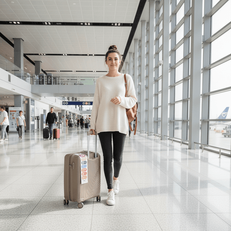 American Wings Lightweight Hard Shell Carry-On 20 Inch Trolley Bag | Champagne Brown | 360° Spinner Wheels | - Al Kabayel Discount CentreAmerican Wings Lightweight Hard Shell Carry-On 20 Inch Trolley Bag | Champagne Brown | 360° Spinner Wheels |Cabin LuggageAMERICAN WINGSAl Kabayel Discount Centre