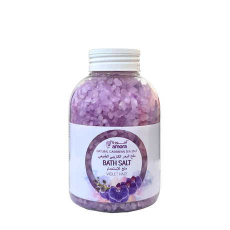 Amora Natural Caribbean Sea Bath Salt 600g - Violet Haze - Al Kabayel Discount CentreAmora Natural Caribbean Sea Bath Salt 600g - Violet HazeBath & BodyAMORAAl Kabayel Discount Centre