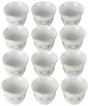 Angela 12pcs White Ceramic Cawa Cup Set with Golden Rim and Floral Design Elegant 80ml Mini Cups for Arabic Coffee Espresso and Traditional Serving Use - Al Kabayel Discount CentreAngela 12pcs White Ceramic Cawa Cup Set with Golden Rim and Floral Design Elegant 80ml Mini Cups for Arabic Coffee Espresso and Traditional Serving UseTea SetsANGELAAl Kabayel Discount Centre