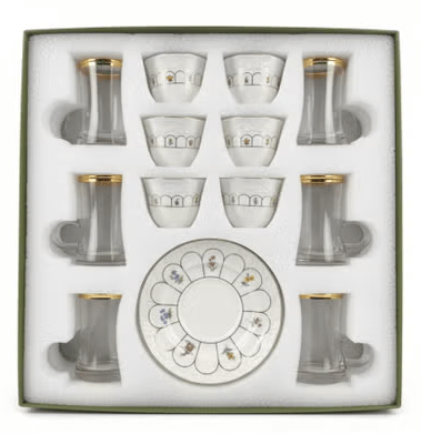 Angela 18 - Piece Floral Elegance Tea & Coffee Set – White with Flower Design - Al Kabayel Discount CentreAngela 18 - Piece Floral Elegance Tea & Coffee Set – White with Flower DesignTea SetsANGELAAl Kabayel Discount Centre