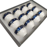 Angela Ceramic 12Pcs Cawa Cup 80ML - White&Blue - Al Kabayel Discount CentreAngela Ceramic 12Pcs Cawa Cup 80ML - White&BlueTea CupsANGELAAl Kabayel Discount Centre