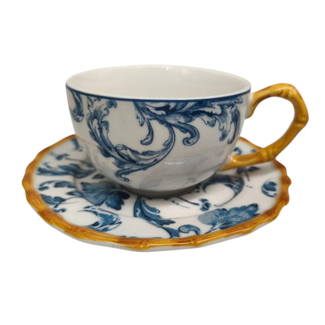 Angela Ceramic Cup and Saucer 12Pcs Set 6 Cups With 6 Saucers - 100ML - Al Kabayel Discount CentreAngela Ceramic Cup and Saucer 12Pcs Set 6 Cups With 6 Saucers - 100MLTea CupsANGELAAl Kabayel Discount Centre