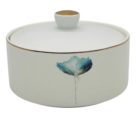 Angela Ceramic Sugar Pot with Lid 13cm*7.5cm, White - MK16 - Al Kabayel Discount CentreAngela Ceramic Sugar Pot with Lid 13cm*7.5cm, White - MK16Jars & Food SaversANGELAAl Kabayel Discount Centre