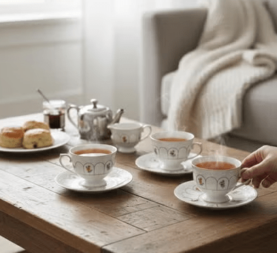 Angela DIP - 35 6 - Piece Floral Cup & Saucer Set – 100 ml (White Edition) - Al Kabayel Discount CentreAngela DIP - 35 6 - Piece Floral Cup & Saucer Set – 100 ml (White Edition)Tea SetsANGELAAl Kabayel Discount Centre