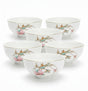 Angela Floral Charm 6 - Piece Ceramic Bowl Set – White (5.5 inch) - Al Kabayel Discount CentreAngela Floral Charm 6 - Piece Ceramic Bowl Set – White (5.5 inch)BowlsANGELAAl Kabayel Discount Centre