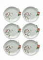 Angela Floral Classic 6 - Piece Ceramic Dessert Plate Set – White (18×22 cm) - Al Kabayel Discount CentreAngela Floral Classic 6 - Piece Ceramic Dessert Plate Set – White (18×22 cm)PlatesANGELAAl Kabayel Discount Centre