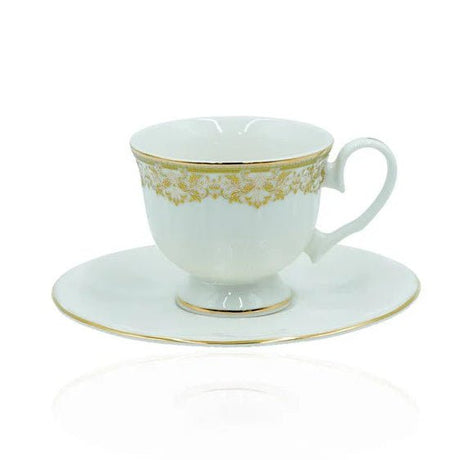 Angela MK - 408 Signature Turkish Coffee Cup & Saucer Set – 12 - Piece Premium Ceramic Edition - Al Kabayel Discount CentreAngela MK - 408 Signature Turkish Coffee Cup & Saucer Set – 12 - Piece Premium Ceramic EditionTea SetsANGELAAl Kabayel Discount Centre