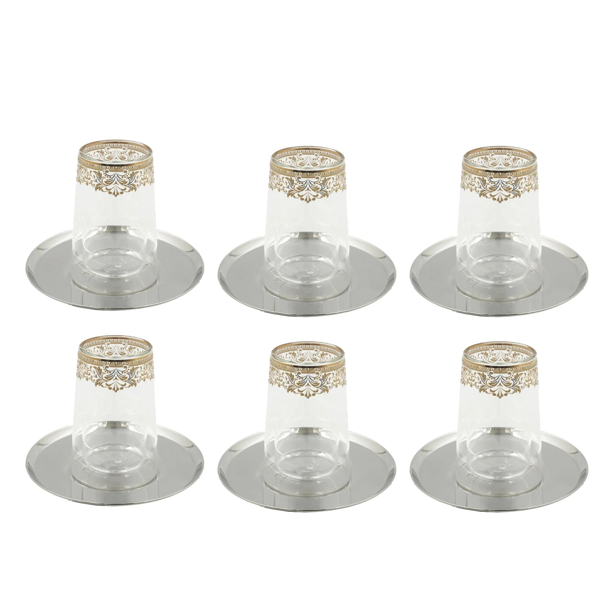 Angela MK - 409 Royal Tea & Cawa Cup Set – 18 - Piece Gold Rim Premium Edition - Al Kabayel Discount CentreAngela MK - 409 Royal Tea & Cawa Cup Set – 18 - Piece Gold Rim Premium EditionTea SetsANGELAAl Kabayel Discount Centre