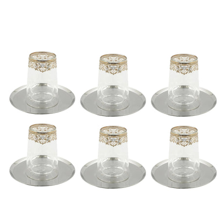 Angela MK - 409 Royal Tea & Cawa Cup Set – 18 - Piece Gold Rim Premium Edition - Al Kabayel Discount CentreAngela MK - 409 Royal Tea & Cawa Cup Set – 18 - Piece Gold Rim Premium EditionTea SetsANGELAAl Kabayel Discount Centre