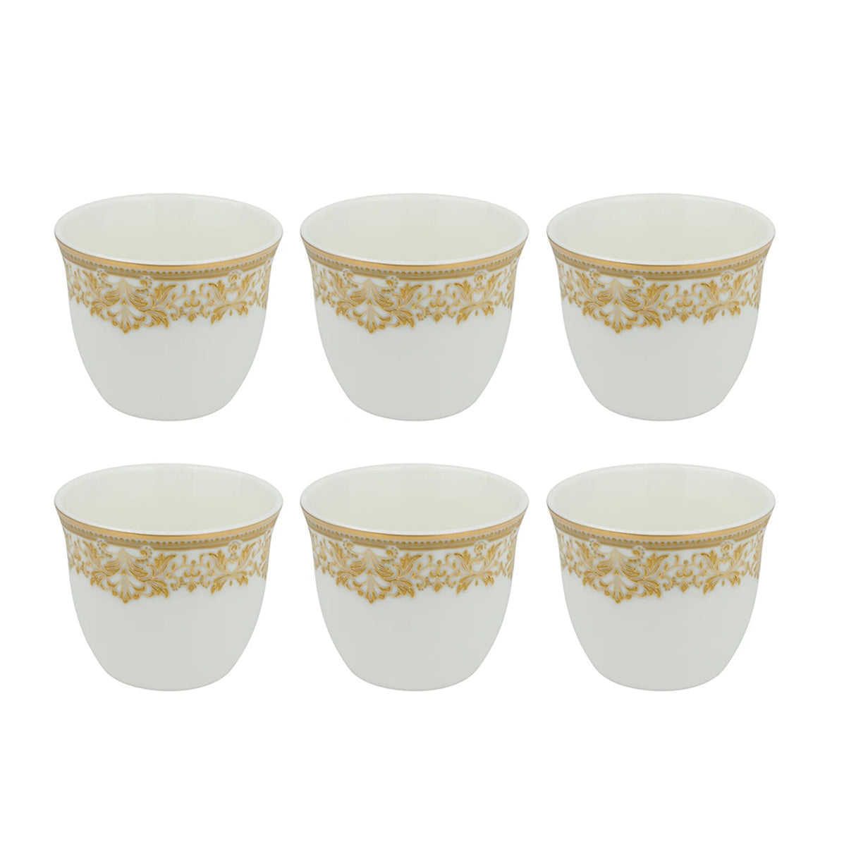Angela MK - 409 Royal Tea & Cawa Cup Set – 18 - Piece Gold Rim Premium Edition - Al Kabayel Discount CentreAngela MK - 409 Royal Tea & Cawa Cup Set – 18 - Piece Gold Rim Premium EditionTea SetsANGELAAl Kabayel Discount Centre