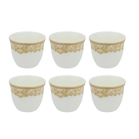 Angela MK - 409 Royal Tea & Cawa Cup Set – 18 - Piece Gold Rim Premium Edition - Al Kabayel Discount CentreAngela MK - 409 Royal Tea & Cawa Cup Set – 18 - Piece Gold Rim Premium EditionTea SetsANGELAAl Kabayel Discount Centre