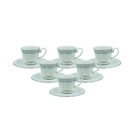 Angela MK - 410 Deluxe Milk Cup & Saucer Set – Premium 12 - Piece Serving Collection - Al Kabayel Discount CentreAngela MK - 410 Deluxe Milk Cup & Saucer Set – Premium 12 - Piece Serving CollectionTea SetsANGELAAl Kabayel Discount Centre