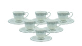 Angela MK - 411 Traditional Turkish Coffee Cup & Saucer Set – Premium 12 - Piece Ceramic Edition - Al Kabayel Discount CentreAngela MK - 411 Traditional Turkish Coffee Cup & Saucer Set – Premium 12 - Piece Ceramic EditionTea SetsANGELAAl Kabayel Discount Centre