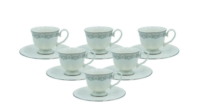 Angela MK - 411 Traditional Turkish Coffee Cup & Saucer Set – Premium 12 - Piece Ceramic Edition - Al Kabayel Discount CentreAngela MK - 411 Traditional Turkish Coffee Cup & Saucer Set – Premium 12 - Piece Ceramic EditionTea SetsANGELAAl Kabayel Discount Centre