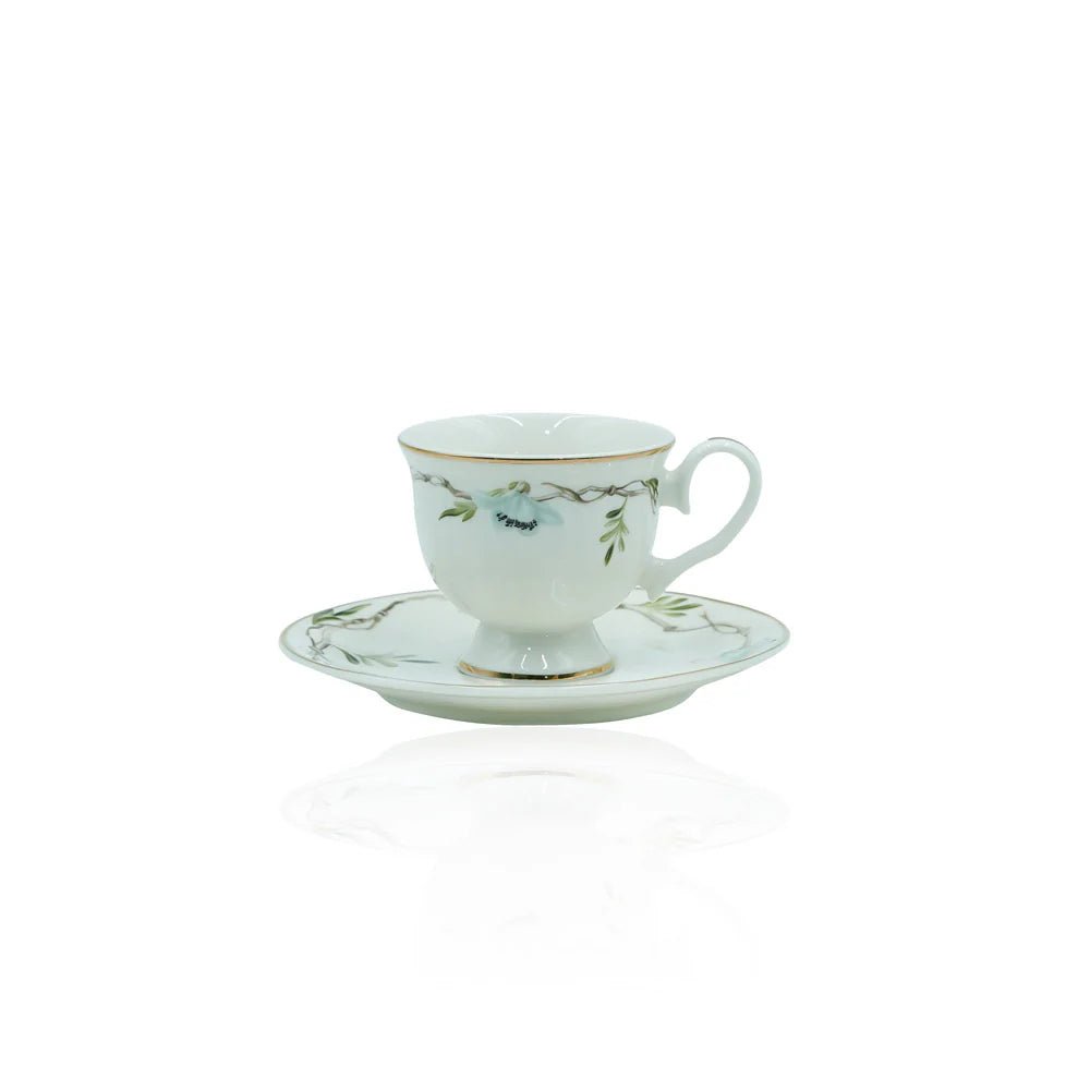 Angela MK - 414 Luxury Turkish Coffee Cup & Saucer Set – 12 - Piece Elegant Ceramic Collection - Al Kabayel Discount CentreAngela MK - 414 Luxury Turkish Coffee Cup & Saucer Set – 12 - Piece Elegant Ceramic CollectionTea SetsANGELAAl Kabayel Discount Centre