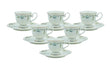 Angela MK - 414 Luxury Turkish Coffee Cup & Saucer Set – 12 - Piece Elegant Ceramic Collection - Al Kabayel Discount CentreAngela MK - 414 Luxury Turkish Coffee Cup & Saucer Set – 12 - Piece Elegant Ceramic CollectionTea SetsANGELAAl Kabayel Discount Centre