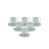 Angela MK - 417 Premium Turkish Coffee Cup & Saucer Set – Complete 12 - Piece Ceramic Collection - Al Kabayel Discount CentreAngela MK - 417 Premium Turkish Coffee Cup & Saucer Set – Complete 12 - Piece Ceramic CollectionTea SetsANGELAAl Kabayel Discount Centre