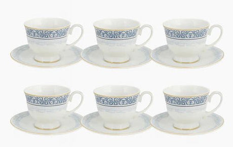 Angela MK - 425 Premium Ceramic Milk Cup & Saucer Set – Elegant 6 - Piece Matching Serving Collection - Al Kabayel Discount CentreAngela MK - 425 Premium Ceramic Milk Cup & Saucer Set – Elegant 6 - Piece Matching Serving CollectionTea SetsANGELAAl Kabayel Discount Centre