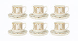 Angela MK - 429 Turkish Coffee Cup & Saucer Set – Stylish 6 - Piece Matching Ceramic Set - Al Kabayel Discount CentreAngela MK - 429 Turkish Coffee Cup & Saucer Set – Stylish 6 - Piece Matching Ceramic SetTea SetsANGELAAl Kabayel Discount Centre
