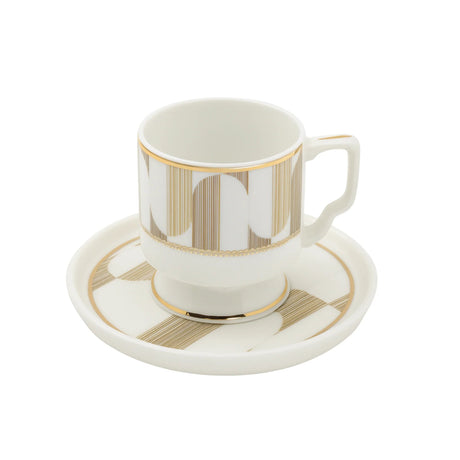 Angela MK - 429 Turkish Coffee Cup & Saucer Set – Stylish 6 - Piece Matching Ceramic Set - Al Kabayel Discount CentreAngela MK - 429 Turkish Coffee Cup & Saucer Set – Stylish 6 - Piece Matching Ceramic SetTea SetsANGELAAl Kabayel Discount Centre