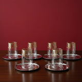 Angela MK - 430 Royal Tea & Cawa Cup Set – 18 - Piece Gold & Smoke Elegant Design Edition - Al Kabayel Discount CentreAngela MK - 430 Royal Tea & Cawa Cup Set – 18 - Piece Gold & Smoke Elegant Design EditionTea SetsANGELAAl Kabayel Discount Centre