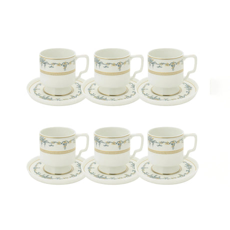 Angela MK - 431 Classic Milk Cup & Saucer Set – Refined 6 - Piece Ceramic Serving Collection - Al Kabayel Discount CentreAngela MK - 431 Classic Milk Cup & Saucer Set – Refined 6 - Piece Ceramic Serving CollectionTea SetsANGELAAl Kabayel Discount Centre