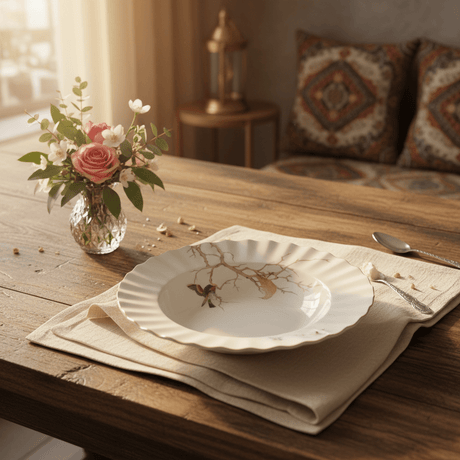 Angela Off-White Ceramic Plate with Bird Design | 22cm - Al Kabayel Discount CentreAngela Off-White Ceramic Plate with Bird Design | 22cmPlatesANGELAAl Kabayel Discount Centre