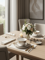 Angela Porcelain Bowl 11 cm – White with Elegant Gold Flower Pattern, Tableware Bowl - Al Kabayel Discount CentreAngela Porcelain Bowl 11 cm – White with Elegant Gold Flower Pattern, Tableware BowlBowlsANGELAAl Kabayel Discount Centre