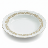 Angela Porcelain Soup Plate 22 cm – White with Gold Floral Border Design, Premium Soup Plate - Al Kabayel Discount CentreAngela Porcelain Soup Plate 22 cm – White with Gold Floral Border Design, Premium Soup PlatePlatesANGELAAl Kabayel Discount Centre